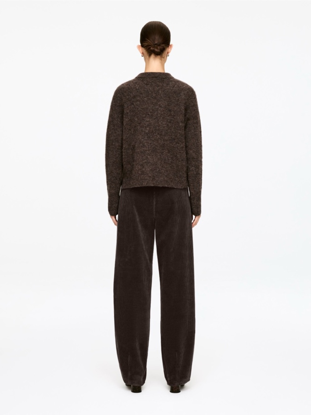Arket BARREL-LEG CORDUROY TROUSERS - Picture 3 of 11